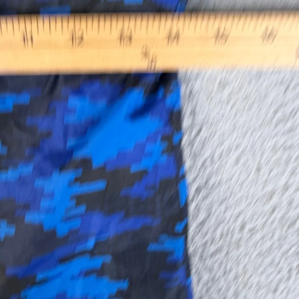 Free Country Jacket Boy XS 5/6 Blue Digital Camo Windshear Hood Fleece Lined Zip